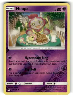 Hoopa 54/131 Uncommon Forbidden Light Reverse Holo Pokemon Near Mint - Image 1