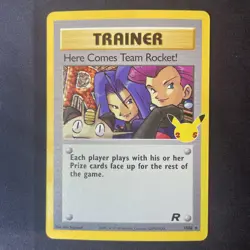 HOLO Here Comes Team Rocket 15/82 NM / M Pokemon 25th Celebrations Classic T029 - Image 1