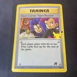 HOLO Here Comes Team Rocket 15/82 NM / M Pokemon 25th Celebrations Classic T029 - Image 2