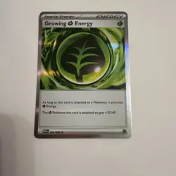 Pokemon TCG - Mega Evolution - Perfect Order -Growing Grass Energy -086/088-Holo - Image 1