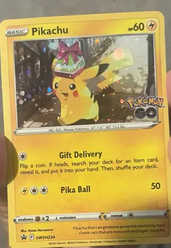 The Pokemon Company Pikachu SWSH234 SWSH Promo Holo Promo EN 60 HP - Image 1