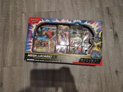 Pokemon TCG Mega Lucario ex Premium Figure Collection Box Factory Sealed - Image 1