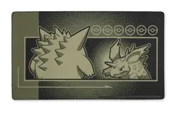 Pokemon TCG Pokemon Red & Green Opening Scene Playmat Gengar vs Nidorino - Image 1