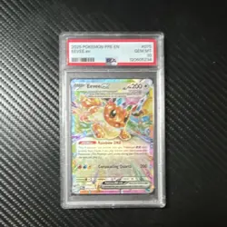Pokemon Eevee ex PSA 10 2025 Promo Holo Sv: Prismatic Evolutions #039 - Image 1