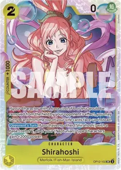 Shirahoshi OP12-102 SR Foil Legacy Of The Master Mint One Piece TCG Card - Image 1
