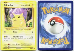 Pikachu 35/108 Common Evolutions Pokemon LP - Image 3
