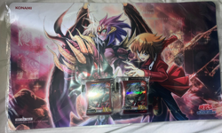 Yu-Gi-Oh Jaden Yuki Yubel Playmat 200 Sleeve Bundle Sealed OCG Official Konami - Image 1