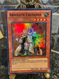 Absolute Crusader GENF-EN036 Super Rare Generation Force Yu-Gi-Oh Lightly Played - Image 1