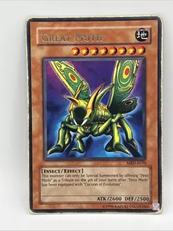 Yugioh Great Moth MRD-E070 Rare - Image 1