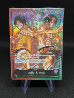 ONE PIECE (ST-30) Starter Deck EX: Luffy & Ace BRICK ONLY SEALED w/ Box - Image 2