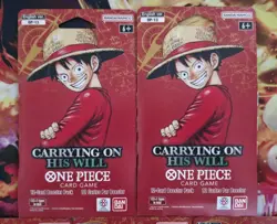 One Piece TCG OP-13 Carrying On His Will Sleeved Booster Pack Lot of 5 English - Image 2