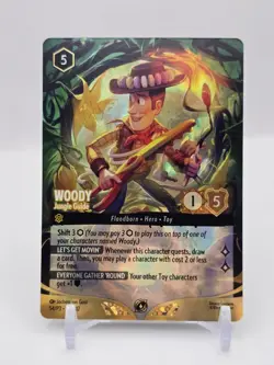 Disney Lorcana EN-12 Woody Toy Story Top 8 Set Championship Foil Promo 54/P3 - Image 1