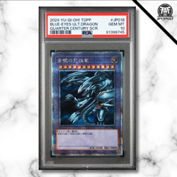 YuGiOh Card Jap - Blue Eyes Ult. Dragon #018 - TDPP Quarter Century - PSA 10 - Image 1