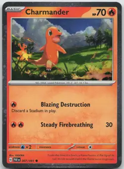 Charmander 007/091 Holo Common Miscellaneous Cards & Products Pokemon NM/M - Image 1