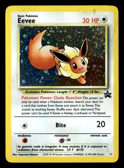 Eevee 11 Holo Promo Wizards Black Star Promos Pokemon Card - Image 2