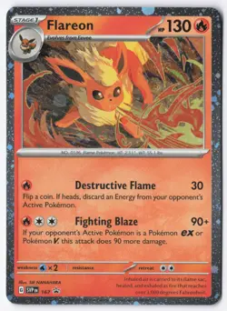 Flareon - (Cosmos Holo) Holo Promo SV: Scarlet & Violet Promo Cards 167 NM - Image 1