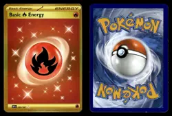 Basic Fire Energy 230/197 Hyper Rare Obsidian Flames Pokemon Card - Image 1