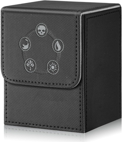 Card Deck Box for Mtg,Yugioh, Keyforge, Digimon FAB Card Storage Box Fits 230+ S - Image 1