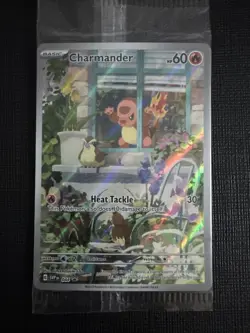 Pokemon TCG Charmander Obsidian Flames Promo Card SVP044 Sealed - Image 1