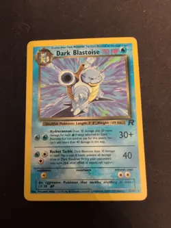 Dark Blastoise - 20/82 - Pokemon Team Rocket Unlimited Rare Card WOTC - Image 1