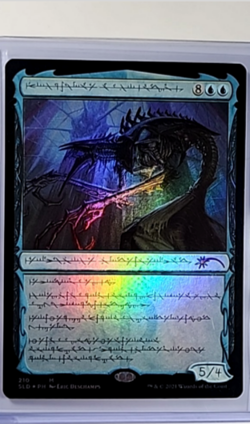 MTG Magic the Gathering SLD Secret Lair Phyrexian Foil Jin Gitaxias Core Augur - Image 1