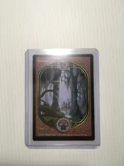 MTG Swamp (UGL) Unglued 1st Extended Art Regular Magic the Gathering - Image 3