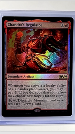 2019 MTG Magic the Gathering M20 Magic 2020 Promo Foil #131 Chandras Regulator - Image 1