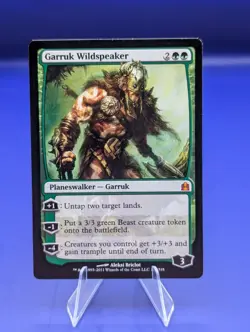 Garruk Wildspeaker #157 Regular English MTG Free Shipping! - Image 1