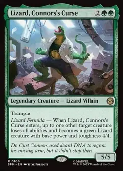 Lizard Connor's Curse - MtG Spider-Man - NM - Image 1