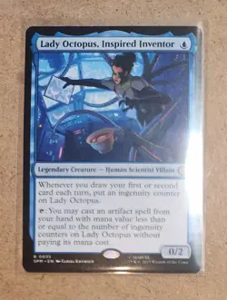 MtG Spider-Man, Lady Octopus, Inspired Inventor, M/NM SPM #0035 - Image 1
