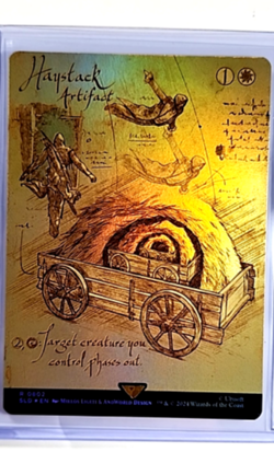 2024 MTG Magic the Gathering SLD Secret Lair Drop Poster Foil #802 Haystack - Image 1