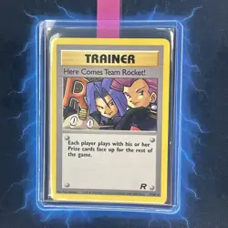 🌟Here Comes Team Rocket 71/82 Non Holo Rare Card Pokemon Team Rocket Trainer🌟 - Image 1