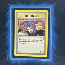 🌟Here Comes Team Rocket 71/82 Non Holo Rare Card Pokemon Team Rocket Trainer🌟 - Image 2