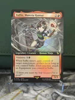 Yuffie, Materia Hunter (Extended Art) [FINAL FANTASY Commander] Foil Near Mint - Image 1
