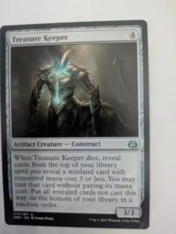 Treasure Keeper (177) – Aether Revolt – LP – Magic the Gathering MTG - Image 1