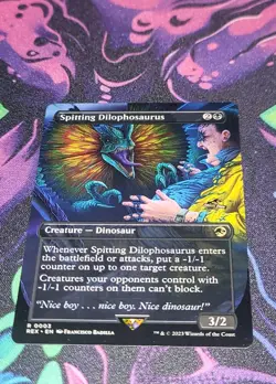 Spitting Dilophosaurus (Borderless) -Universes Beyond: Jurassic World Collection - Image 2