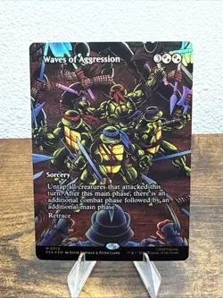 Waves of Aggression (Borderless) Teenage Mutant Ninja Turtles Source Material... - Image 1