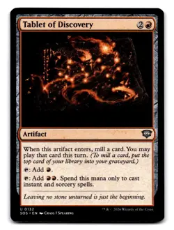 Tablet of Discovery #132 Secrets of Strixhaven Magic The Gathering NM - Image 1
