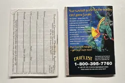 Vintage Magic the Gathering Tempest Rulebook & Storybook Strategy Guide 1997 - Image 2