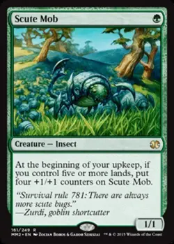 Light Play x 1 Scute Mob - Foil Modern Masters 2015 - Image 1