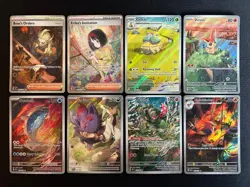 Pokemon TCG Lot of 8 Illustration Rare, Special Illustration Rare Cards NM - Image 1