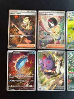 Pokemon TCG Lot of 8 Illustration Rare, Special Illustration Rare Cards NM - Image 2