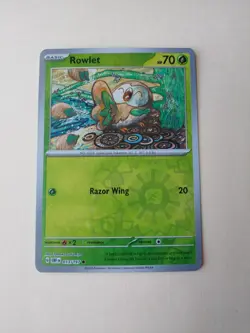 Rowlet 013/197 Obsidian Flames Reverse Holo Pokemon TCG/ Tomokazu Komiya - NM - Image 1