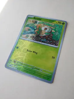 Rowlet 013/197 Obsidian Flames Reverse Holo Pokemon TCG/ Tomokazu Komiya - NM - Image 2