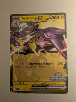 Toxtricity ex 215 Illustration Contest 2024 Black Star Promo Pokemon TCG - Image 1