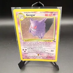 The Pokemon Company Pokemon TCG Fossil Gengar 5/62 Holo Rare Unlimited 80HP Eng - Image 1