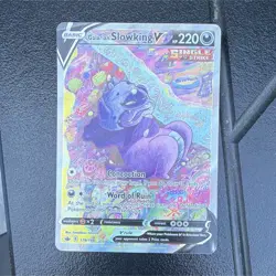 Pokemon Galarian Slowking V 179/198 Chilling Reign Full Art Holo 220HP - Image 1