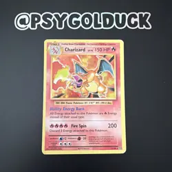 Pokemon TCG Charizard Evolutions Holo Card 11/108 C8 - Image 1
