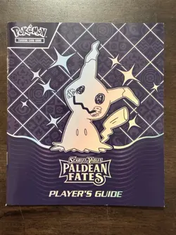 Pokemon Paldean Fates ETB Player's Guide Booklet - Image 1