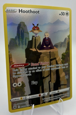 Hoothoot, Pokemon Near Mint, Astral Radiance, Ultra Rare, TG12/TG30 - Image 3